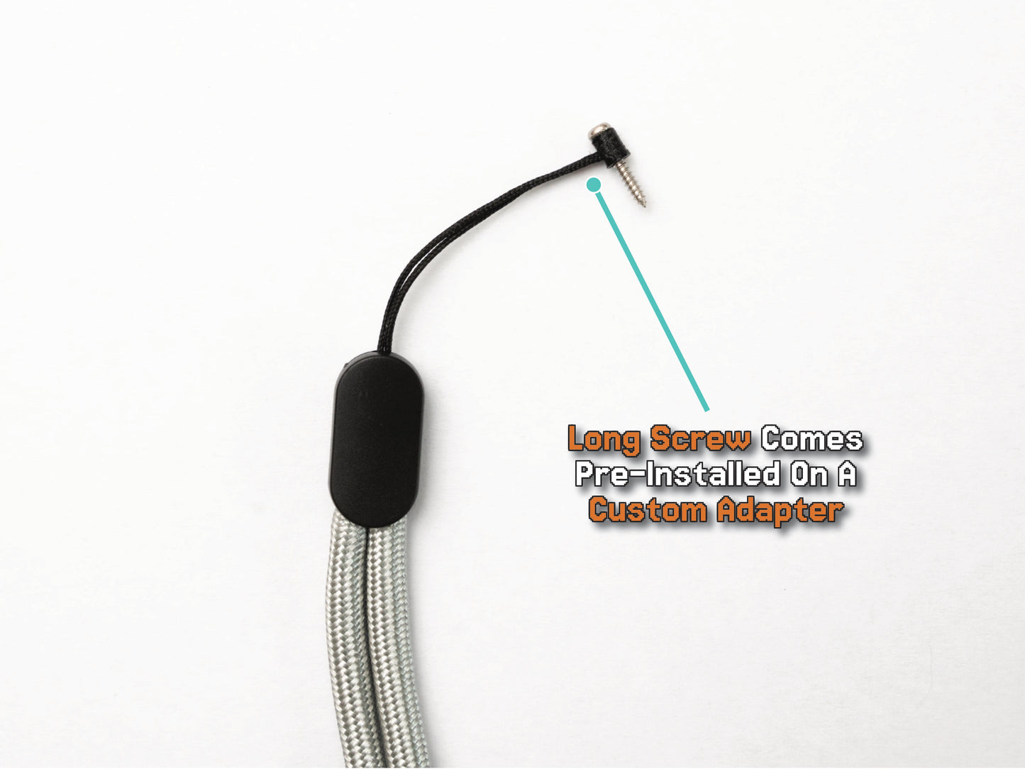 Screw-in Wrist Strap for Miyoo Mini V4, PLUS, & Flip