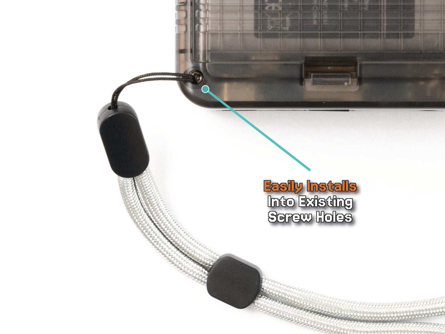 Screw-in Wrist Strap for Miyoo Mini V4, PLUS, & Flip