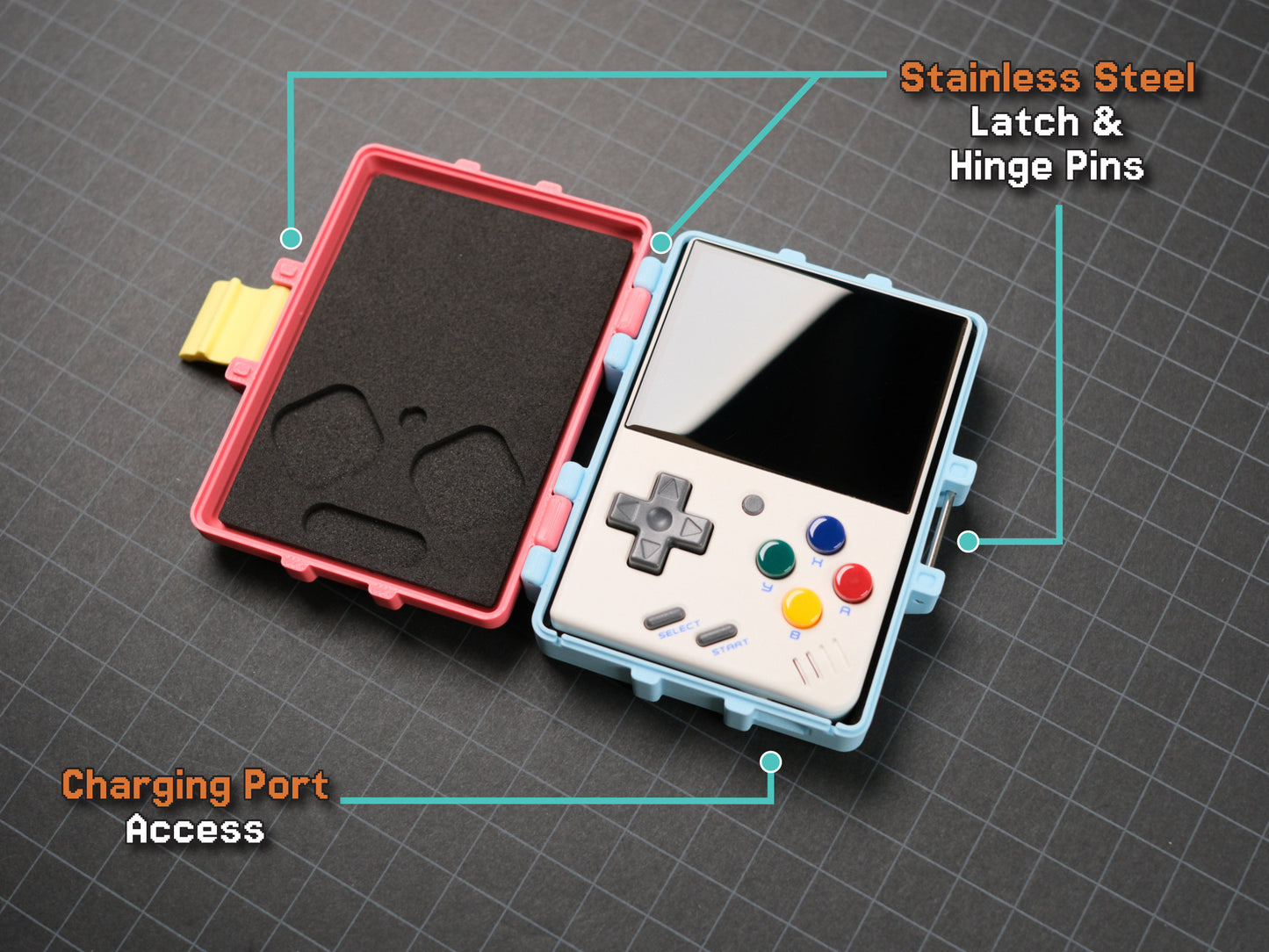 Multicolor Hard Case for Miyoo Mini V4 | Minimalist Design