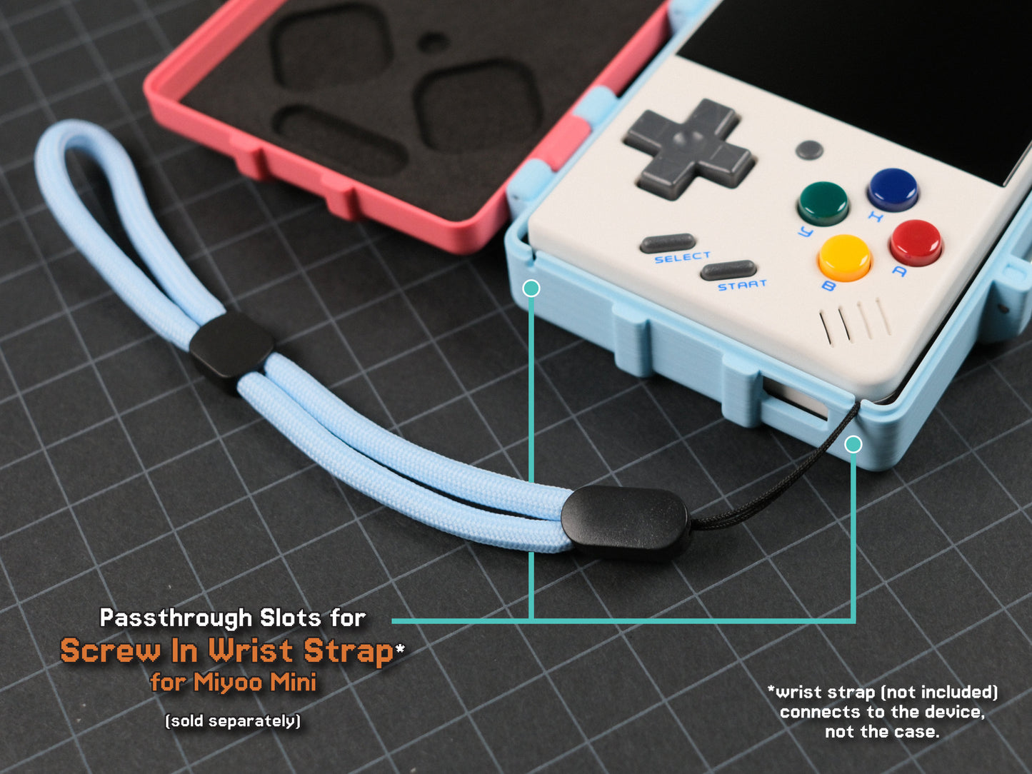 Multicolor Hard Case for Miyoo Mini V4 | Minimalist Design