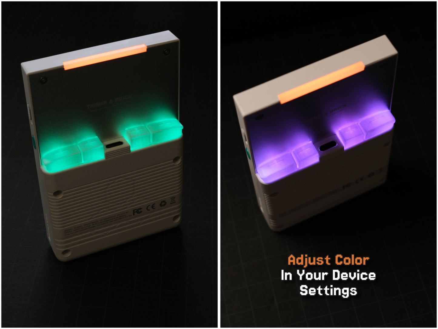Diffused Translucent Shoulder Buttons for TrimUI Brick