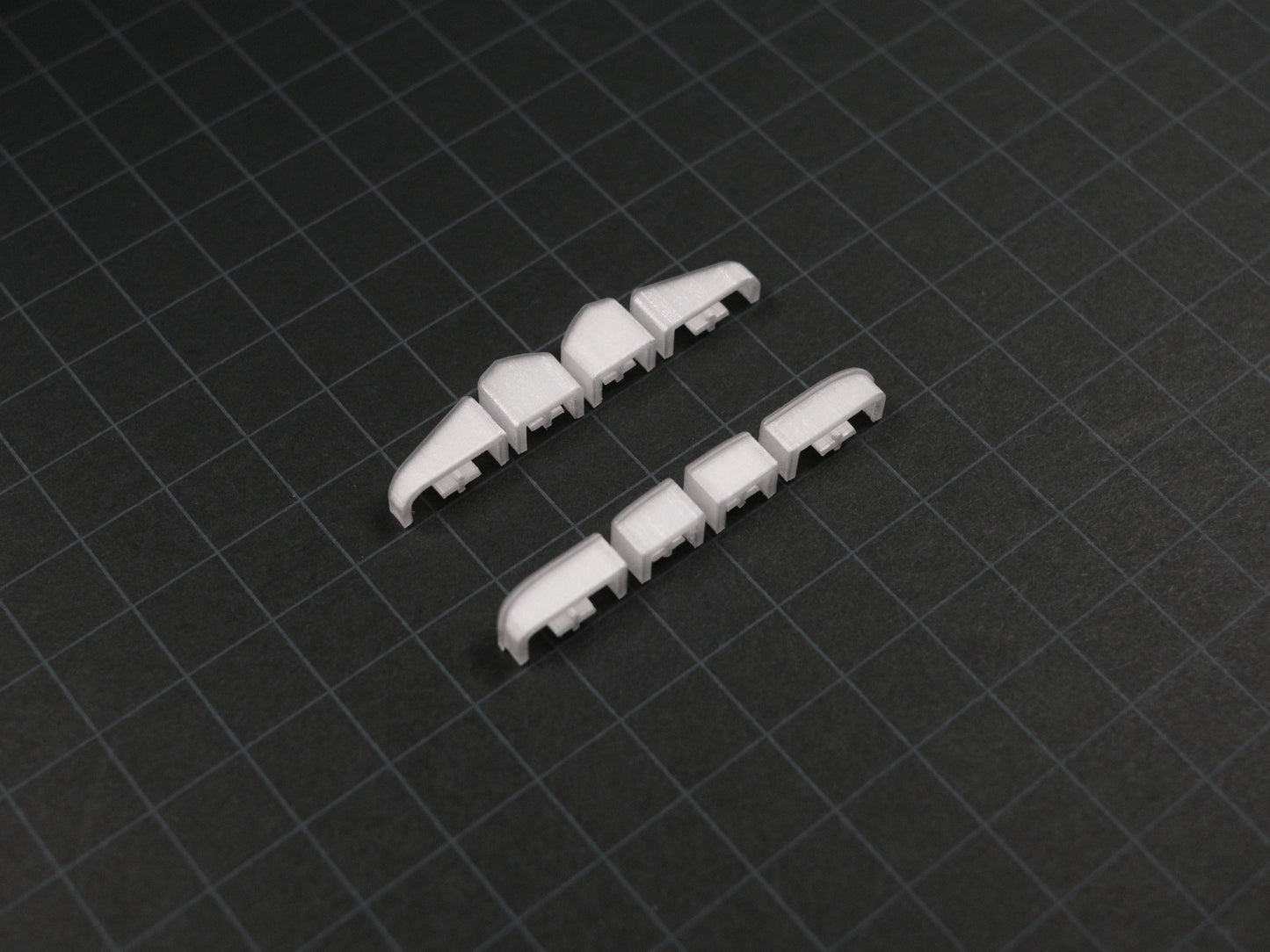 Diffused Translucent Shoulder Buttons for TrimUI Brick